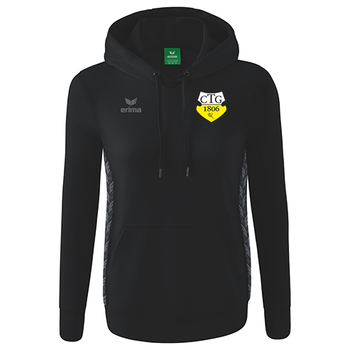 CTG Casino Kapuzensweat black Damen