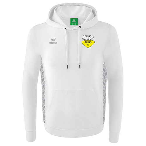 CTG Casino Kapuzensweat weiss